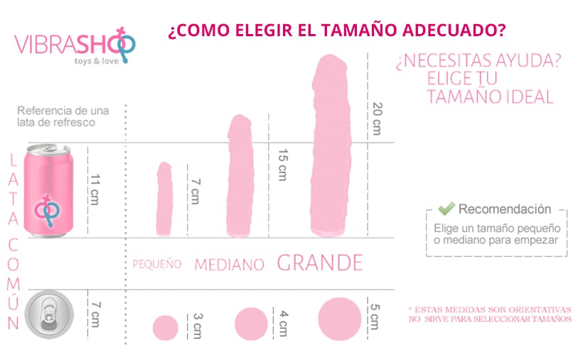 Tamaño de vibrador