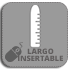 LARGO INSERTABLE (cm) - HAZ CLIC PARA MÁS INFORMACIÓN